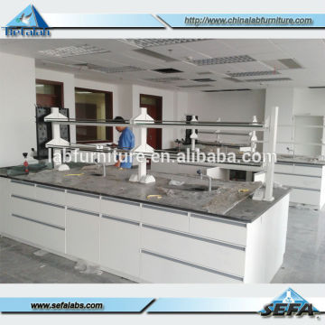 Physics Laboratory Island Bench Test Table Workbench Student Dental Lab Desk