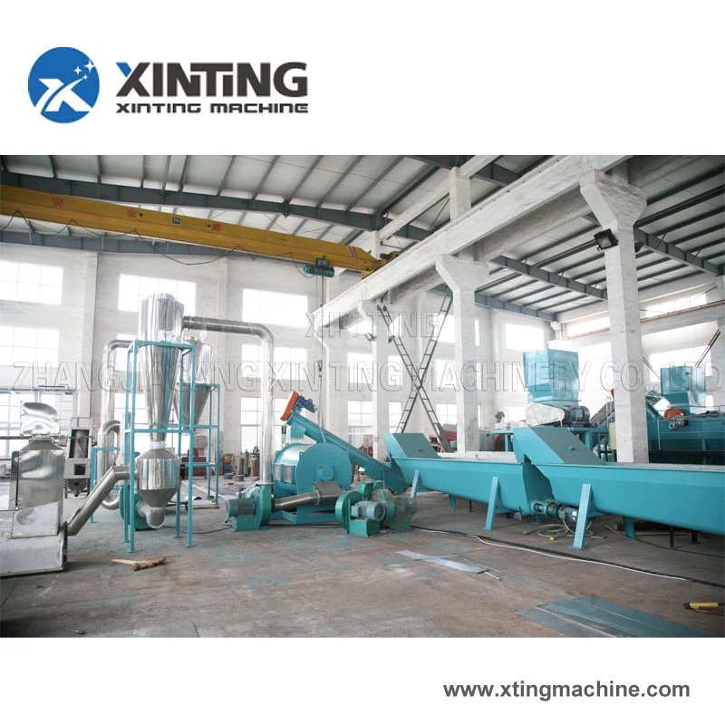 Pet Plastic Bottles Recycling Washing Granulating Line