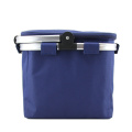 Folding Thermal Picnic Basket Insulated Cooler Bag