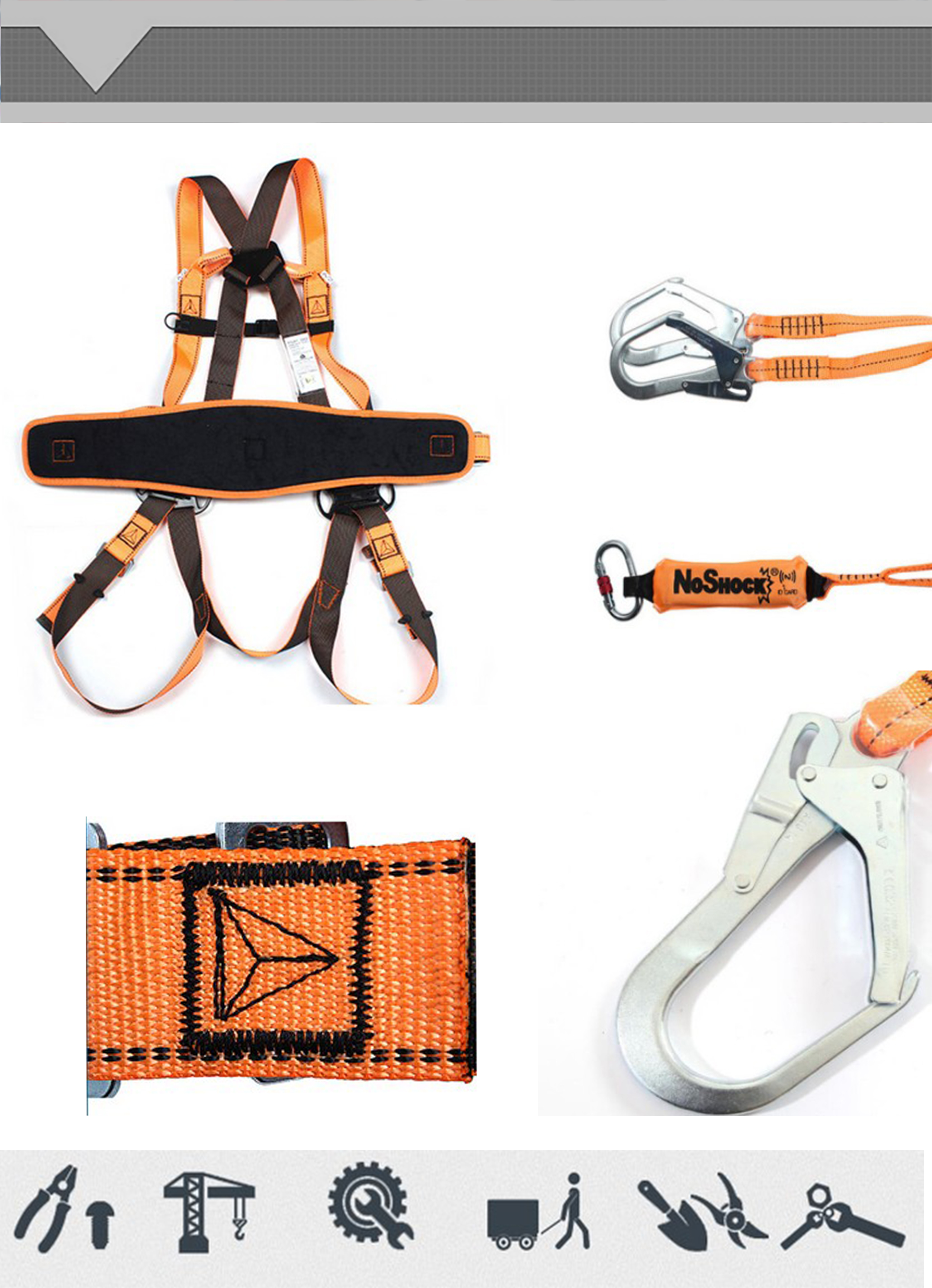 Attractive price new type full body safety protection fall arrest harness