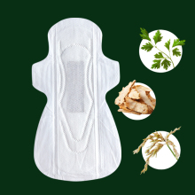 Chlorine Free overnight herbal organic menstrual pad