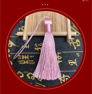 Handmade Silk Tassels with Loops - Decorative Craft for Bookmarks and Jewelry Making