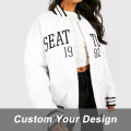 Women's Baseball Jacket in Black Versatile