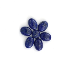 Natural Lapis Lazuli Egg-Shaped Oval Blue Gemstones