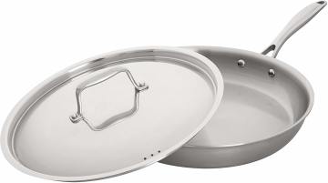 Stainless Steel Fry Pan with Lid