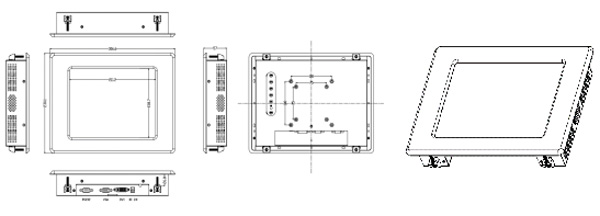 10.4 "Touch Industrial Monitor 10.4" Touch Industrial Monitor