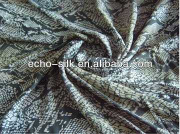 100% digital printed silk satin fabrics