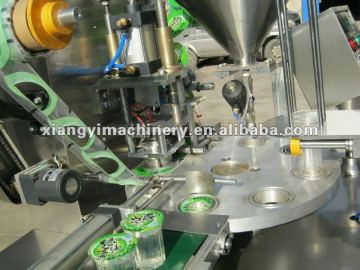rotary type filling sealing machine