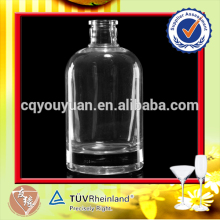 Round Custom 500ML Machine Blown Glass Bottle Cylinder