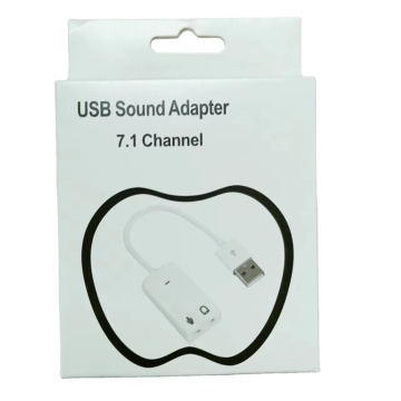 Factory Wholesale: USB 7.1 Wired Sound Card