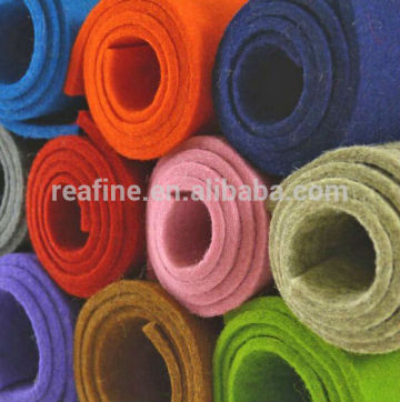 Colourful Wool Felt Fabric roll