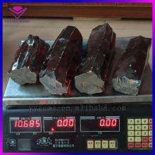 Orange Red Uncut Raw Gemstones / raw cubic zirconia material stone / african semi precious stones