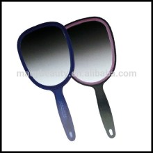Plastic single side oval handy mirror hanging makeup mirror