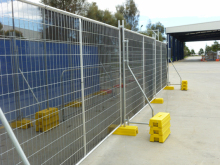 Temporary Fencing for Constructions