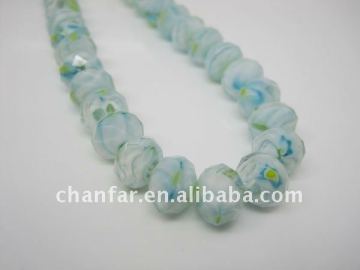 Millefiori crystal beads accessory