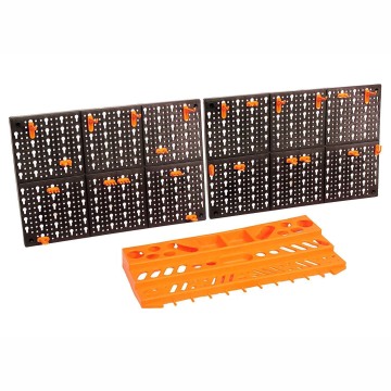 Easy Assemble Plastic Tool Organizer Hand Tool Hanging Rack
