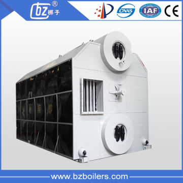 Double drum pellet fired boiler