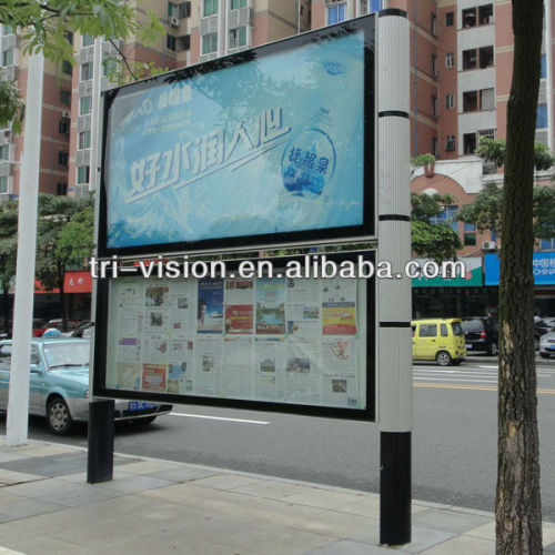 outdoor scrolling billboard advertising display