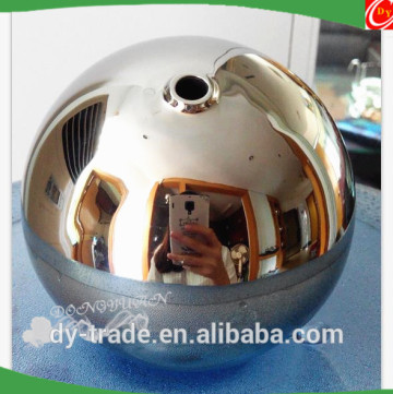 102mm Decorative Hollow Stainless Steel Ball with Thread Hole