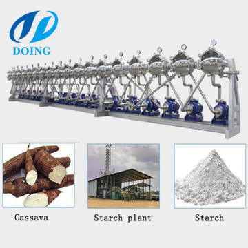 Cassava starch concentration and purification stainless steel hydrocyclone