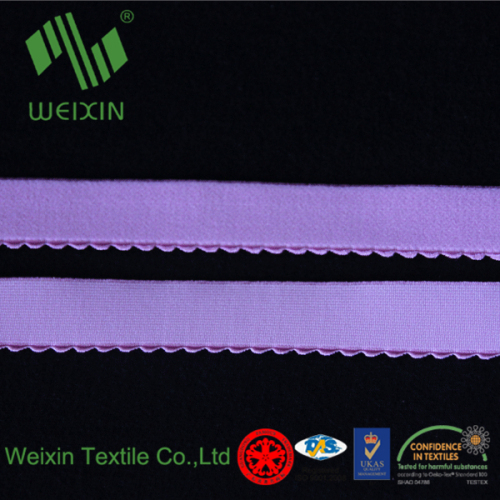 wholesale picot side woven webbing elastic bra strap