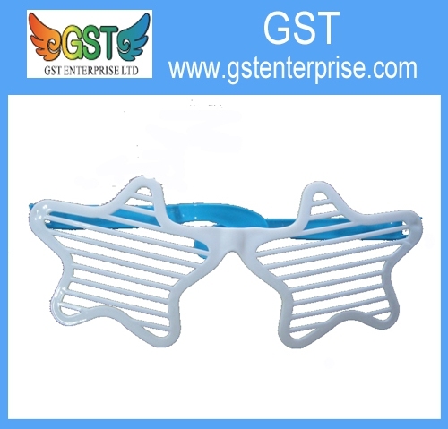 Sunglass pengatup bintang plastik