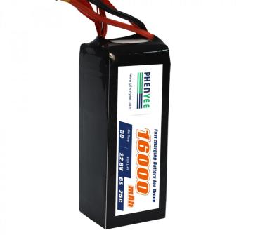 Lithium bttery for drones 16000mah 6s 22.8v 25c