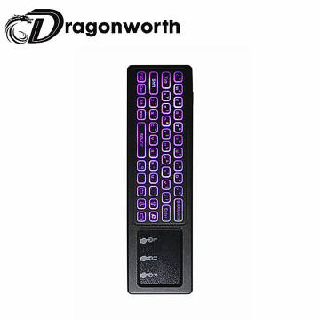 Touchpad Keyboard T6 Touchpad Backlit 7 Color Wireless Keyboard