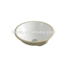 New washing basin bathroom ceramics oval shape under mount sinks under counter basin LW-411