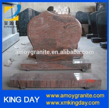 Multicolor Red Granite Headstone (FACTORY DIRECTLY)