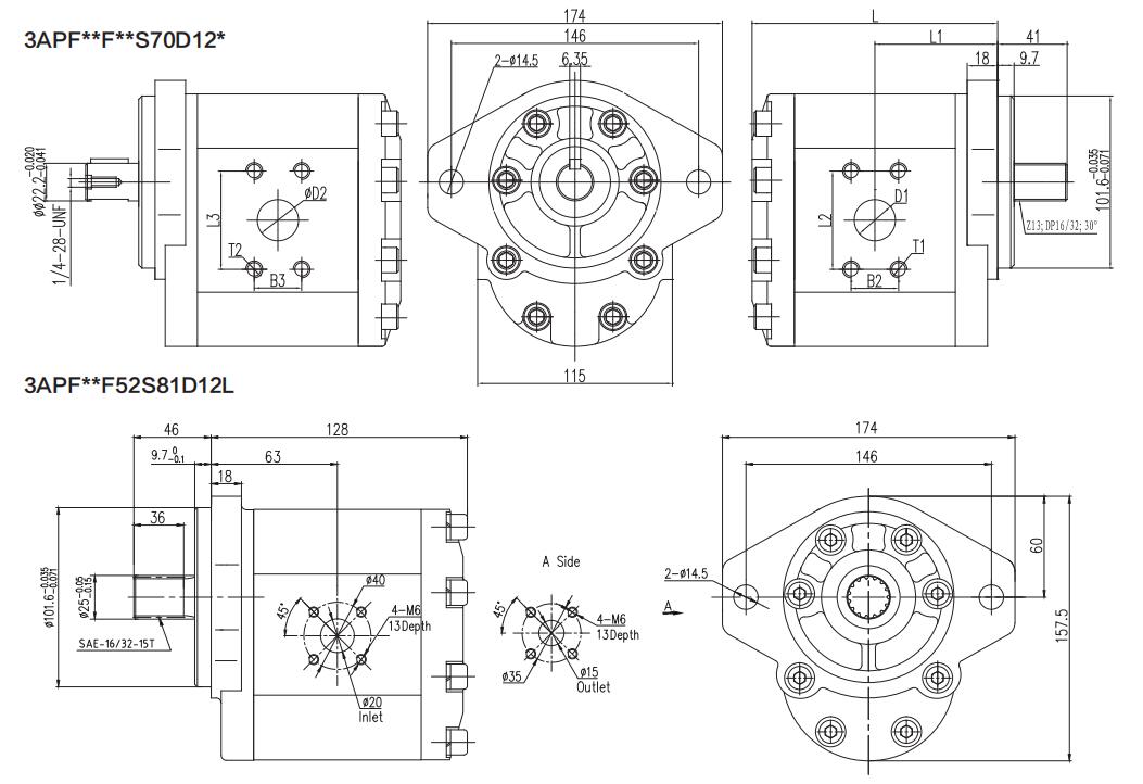 3APF** Dimensions-3