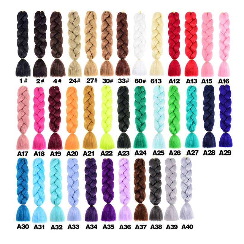 Free Sample Synthetic Crochet Hair Extension Jumbo Yaki Pre Stretch Jumbo Braiding Hair For Black Women