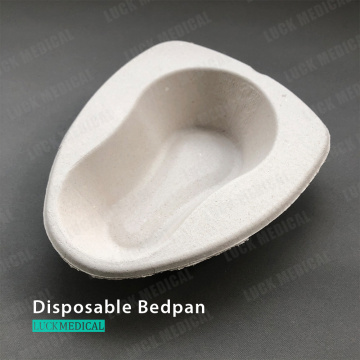 Disposable Pulp Bedpan Paper Model Bedpan