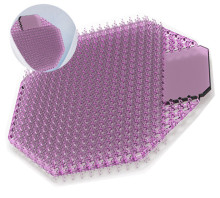 Red Urinal Screens Deodorizers with Splash Reduction