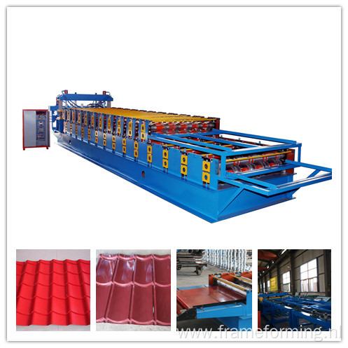 Glazed and Trapezoidal Metal Roofing Sheet Roll Forming Machine