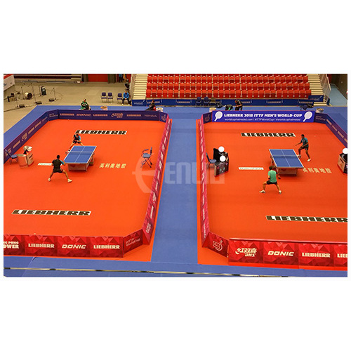 Высококачественный пол для настольного тенниса, одобренный ITTF