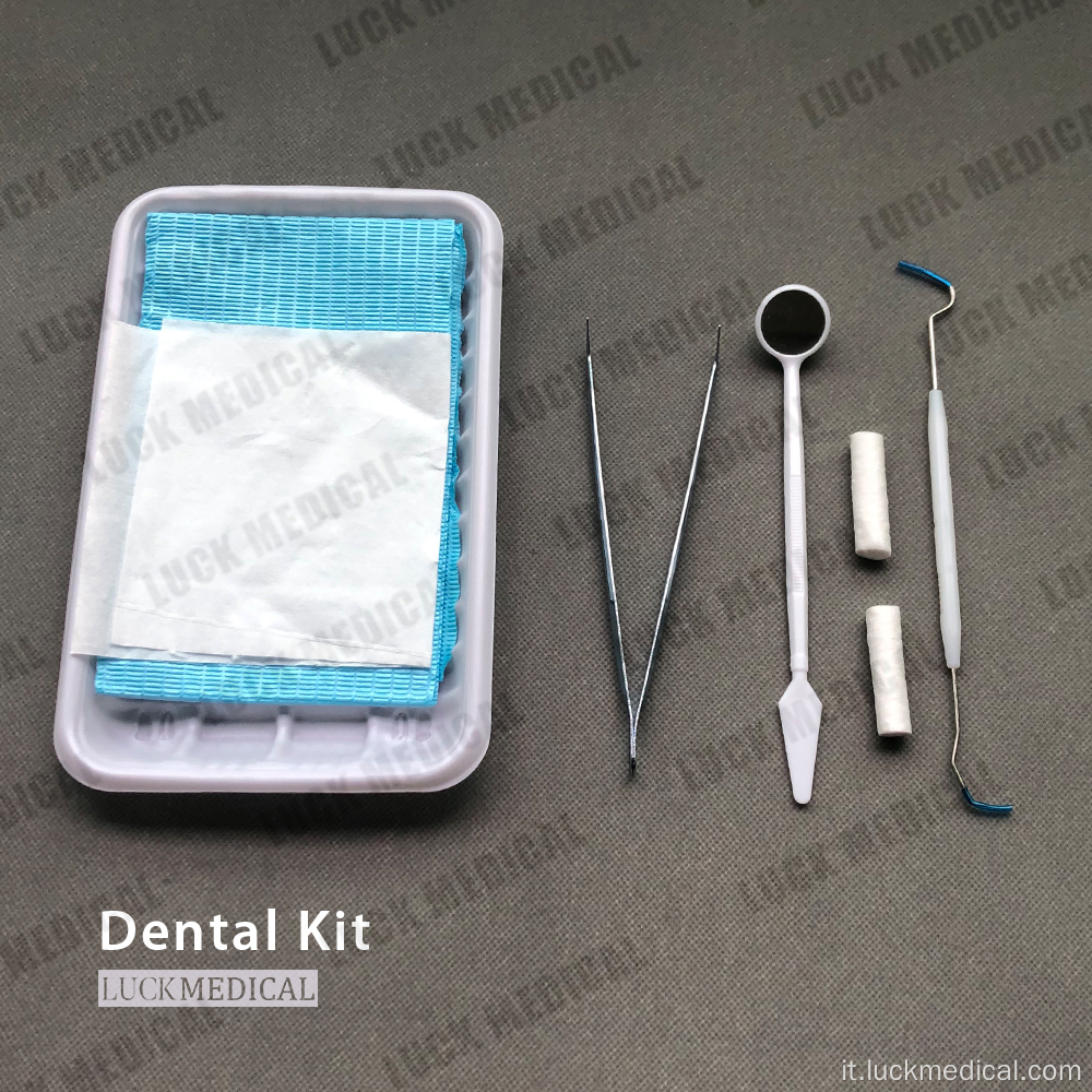 Igiene del kit operativo dentale usa e getta