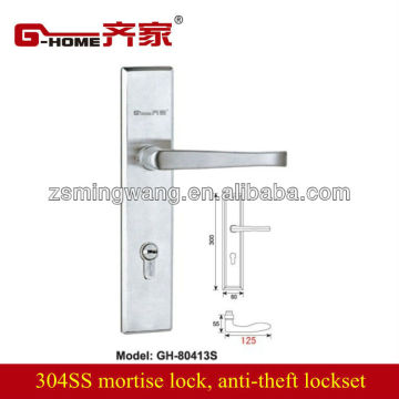 304 stainless steel handle lock aluminium window handle locksets