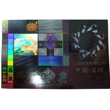 Tampan Bukti 3D Anti-palsu Hologram Label