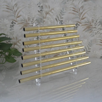 HF Titanium Gold Crystal Singing Harp 8 Tubes Quartz Sound Harp