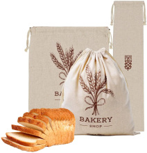 bread drawstring storage bag food packaging