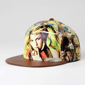 flat brim cap and hat,flat bill hip pop hat,flat bill print snapback