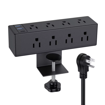 Furniture Conference Desk Clamp Power Socket