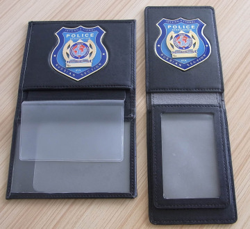 Metal Police Wallet Badges