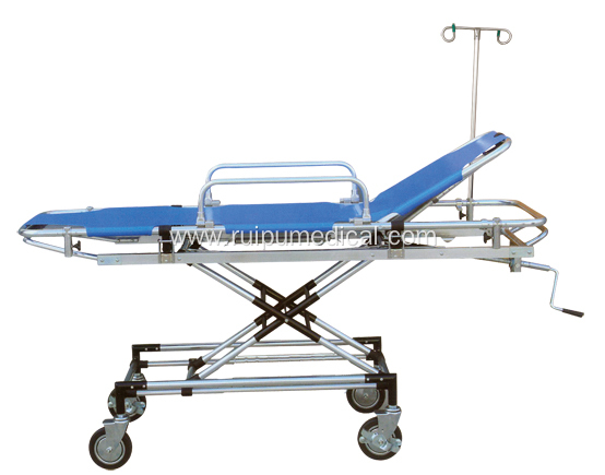 Head Adjustable Hospital Medical Aluminim Rescue Bed