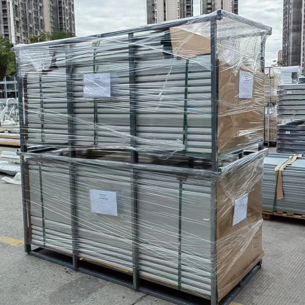OEM Solar Panel Ground Mounting System Structures Aluminium Solar Bracket