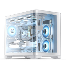 Micro-ATX ITX PC Case Mid Tower Aluminum Alloy Gaming PC Case