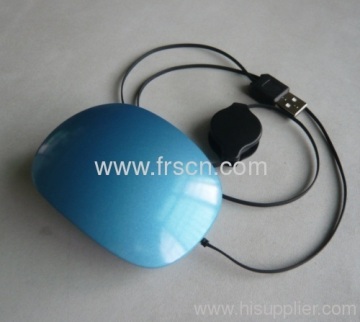 Slide/slip Cover Retractable Optical Wired Mouse Smallest Size Gift Mouse Wired Pc Laptop Mouse 