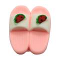 Nieuwe Aangekomen Kids Fruit Slipper Hars Cabochon Kleurrijke Kunstmatige Craft Kinderen Sieraden Ornament Maken