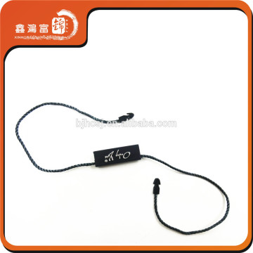 luxury logo printed plastic custom tags